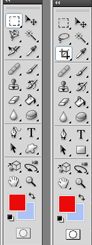 image of Photoshop CS4 tools palette